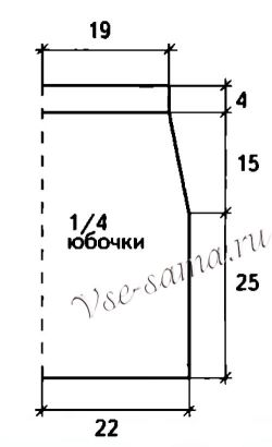 Оранжевая юбочка с цветочками Оранжевая юбочка с цветочками