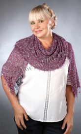 Палантин из фантазийной пряжи Палантин из фантазийной пряжи