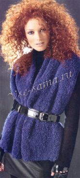 Палантин темно-лилового цвета Палантин темно-лилового цвета