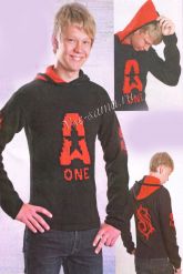 Пуловер с капюшоном для подростка Пуловер с капюшоном для подростка