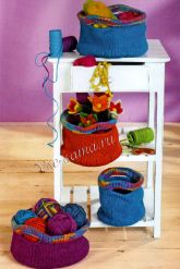 Разноцветные нарядные корзинки Разноцветные нарядные корзинки