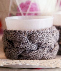 Украшения для подсвечников спицами Украшения для подсвечников спицами