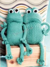 Веселые лягушата - игрушки спицами Веселые лягушата - игрушки спицами