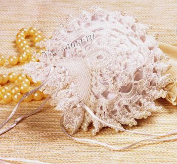 Белая ажурная сумочка, фото Белая ажурная сумочка, фото