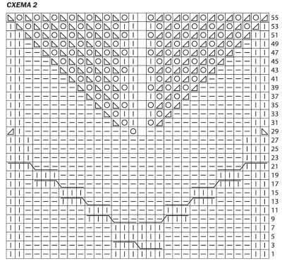 Схема 2 для свитера Схема 2 для свитера