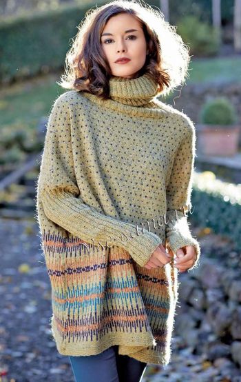 Витражный свитер, фото Витражный свитер, фото