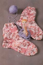 Носки из квадратных мотивов Носки из квадратных мотивов