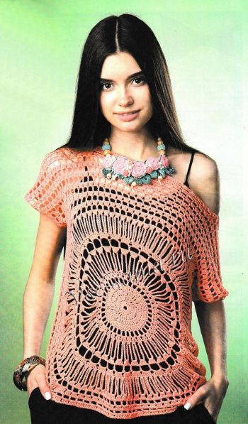 Топ - Магический квадрат, фото модели Топ - Магический квадрат, фото модели