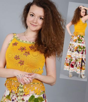 Майка с аппликацией, фото Майка с аппликацией, фото