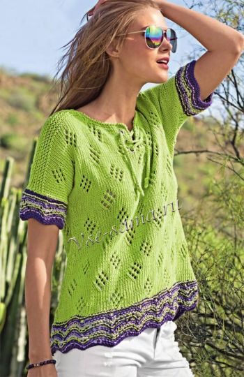 Топ с волнистыми бордюрами, фото Топ с волнистыми бордюрами, фото