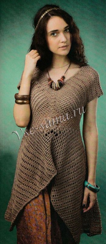 Туника в стиле бохо-шик, фото Туника в стиле бохо-шик, фото