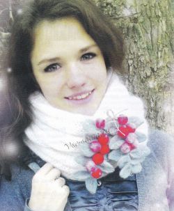 Брошь - Зимняя рябинка, фото Брошь - Зимняя рябинка, фото