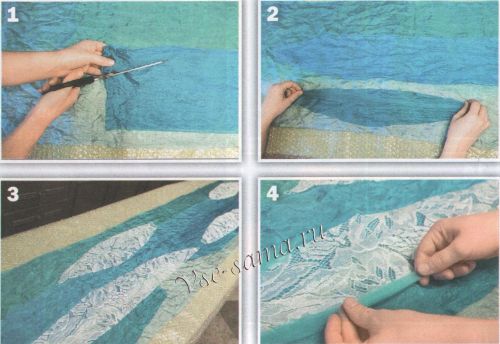 Описание валяния броши - роза, рис. 1-4 Описание валяния броши - роза, рис. 1-4