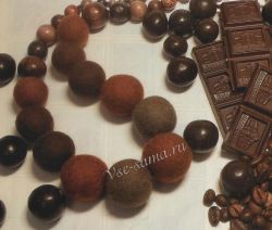 Валяем аппетитные бусы, фото Валяем аппетитные бусы, фото