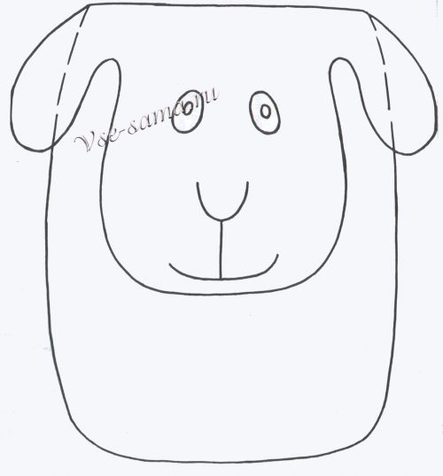 Выкройка овечки Выкройка овечки