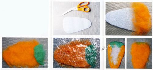 Валяем морковку для ключей, рис. 1-5 Валяем морковку для ключей, рис. 1-5