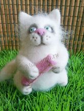 Валяние котика Валяние котика