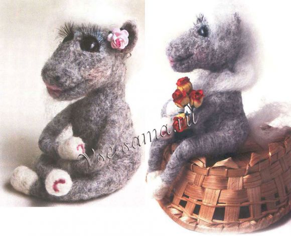 Валяние лошадки, 4 Валяние лошадки, 4