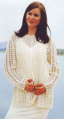 Ажурный кардиган Ажурный кардиган