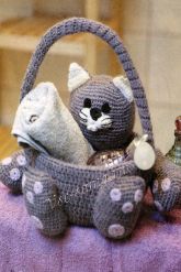 Кот-корзиночка для ванной Кот-корзиночка для ванной