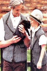 Детский и мужской жилеты - Деловой разговор Детский и мужской жилеты - Деловой разговор