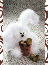 Мягкая игрушка - Пушистый зайчик Miagkaia igrushka - Pushistyi zaichik