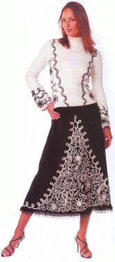 Джемпер с отделкой вприкреп Джемпер с отделкой вприкреп