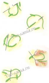 Объемная гусеничка Объемная гусеничка