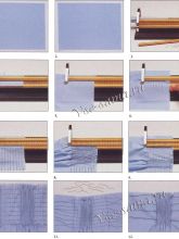 Плиссировка центрального фрагмента Плиссировка центрального фрагмента