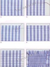 Плиссировка вручную тканей в клетку и в полоску Плиссировка вручную тканей в клетку и в полоску