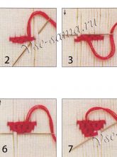 Декоративные буфы - треугольник от основания Декоративные буфы - треугольник от основания