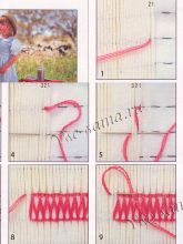 Фламандский шов - одинарный Фламандский шов - одинарный