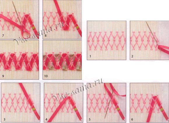 Переплетение лентами Переплетение лентами