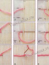 Стебельчатый шов Стебельчатый шов