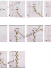 Вертикальный шов лесенка Вертикальный шов лесенка