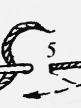 Шов «назад иголку» Шов «назад иголку»