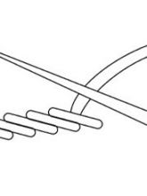 Шов стебельчатый, схема Шов стебельчатый, схема