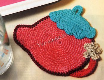 Подставка под чашку "Чайник", фото Подставка под чашку "Чайник", фото