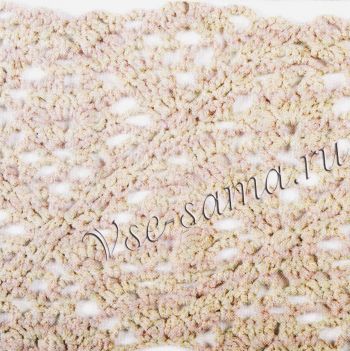 Узор из перекрещенных рельефных столбиков, фото Узор из перекрещенных рельефных столбиков, фото