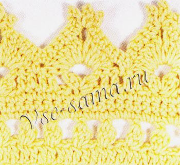 Узор крючком - домики, фото Узор крючком - домики, фото