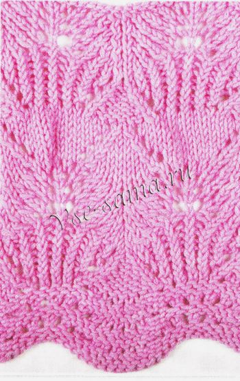 Ажурный узор - волны, фото Ажурный узор - волны, фото