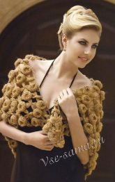 Шаль карамельного цвета на тенерифе Шаль карамельного цвета на тенерифе