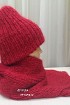 МК - Очень теплый комплект спицами - шапочка и шарф